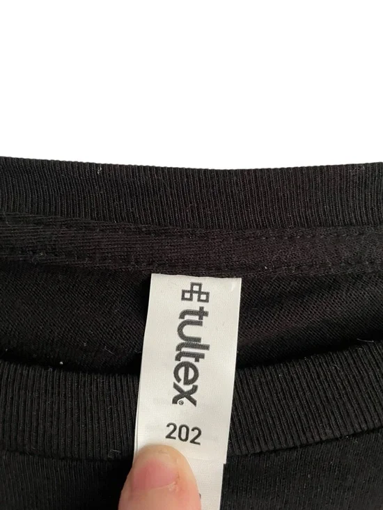 Black Tee with Pink "Bad B" Script NWT - Picture 4 of 6